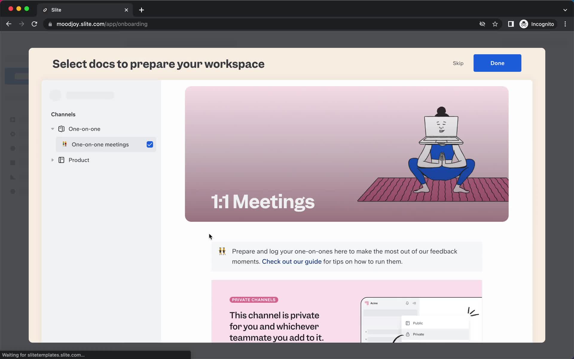 Onboarding screenshot