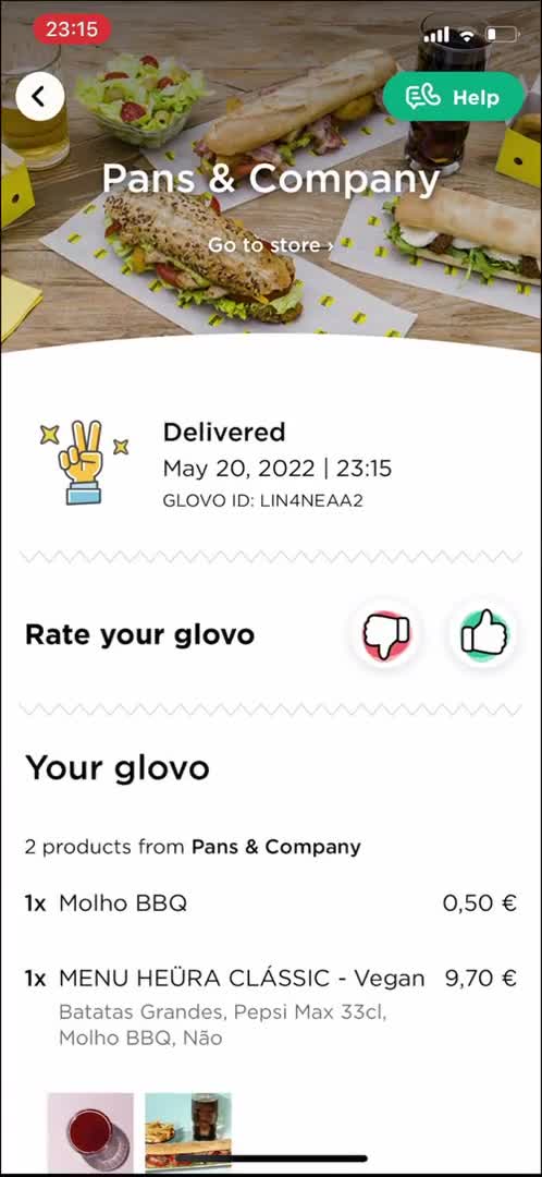 Ordering food on Glovo video thumbnail