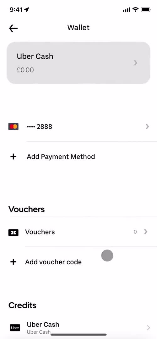 Adding payment details on Uber Eats video thumbnail