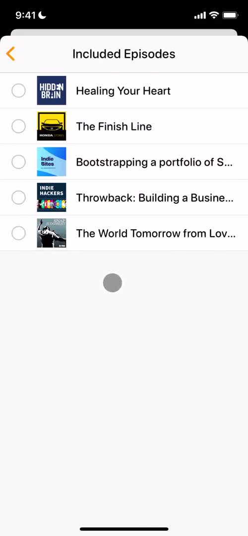 Creating a playlist on Overcast video thumbnail