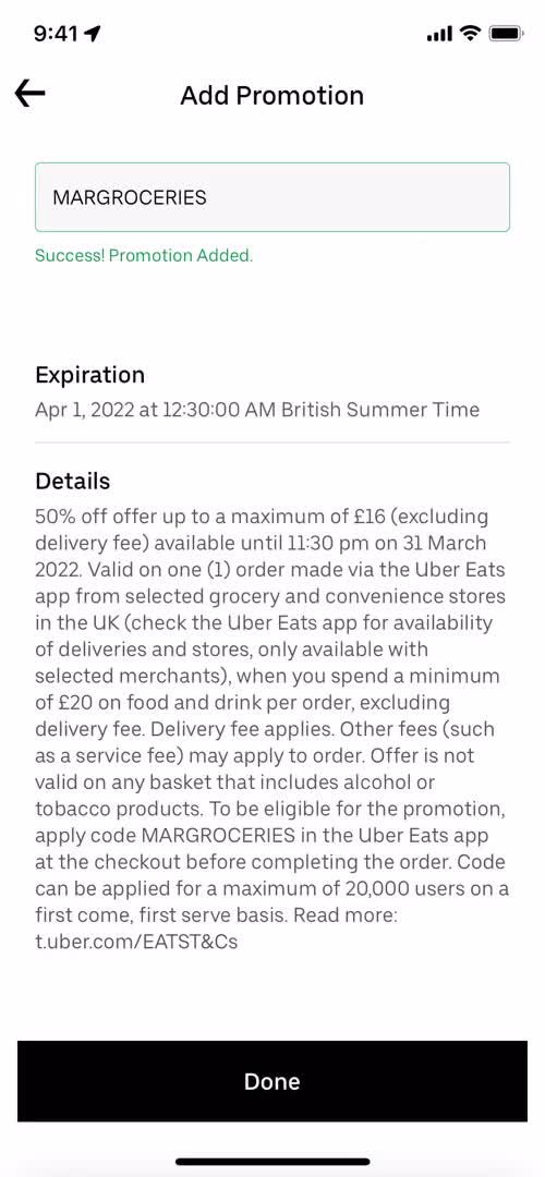 Creating promo codes on Uber Eats video thumbnail