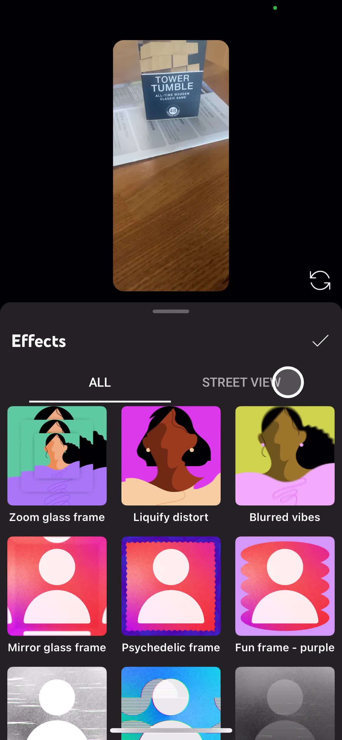 Sharing a video screenshot