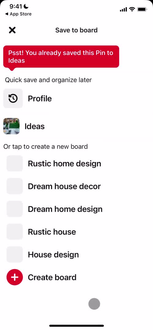 Saving on Pinterest video thumbnail