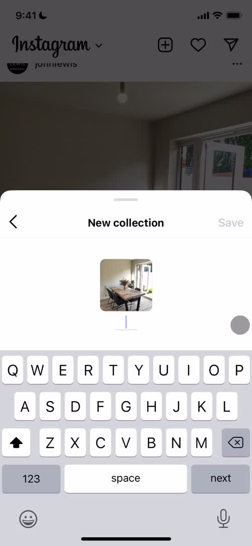 Saving on Instagram video thumbnail