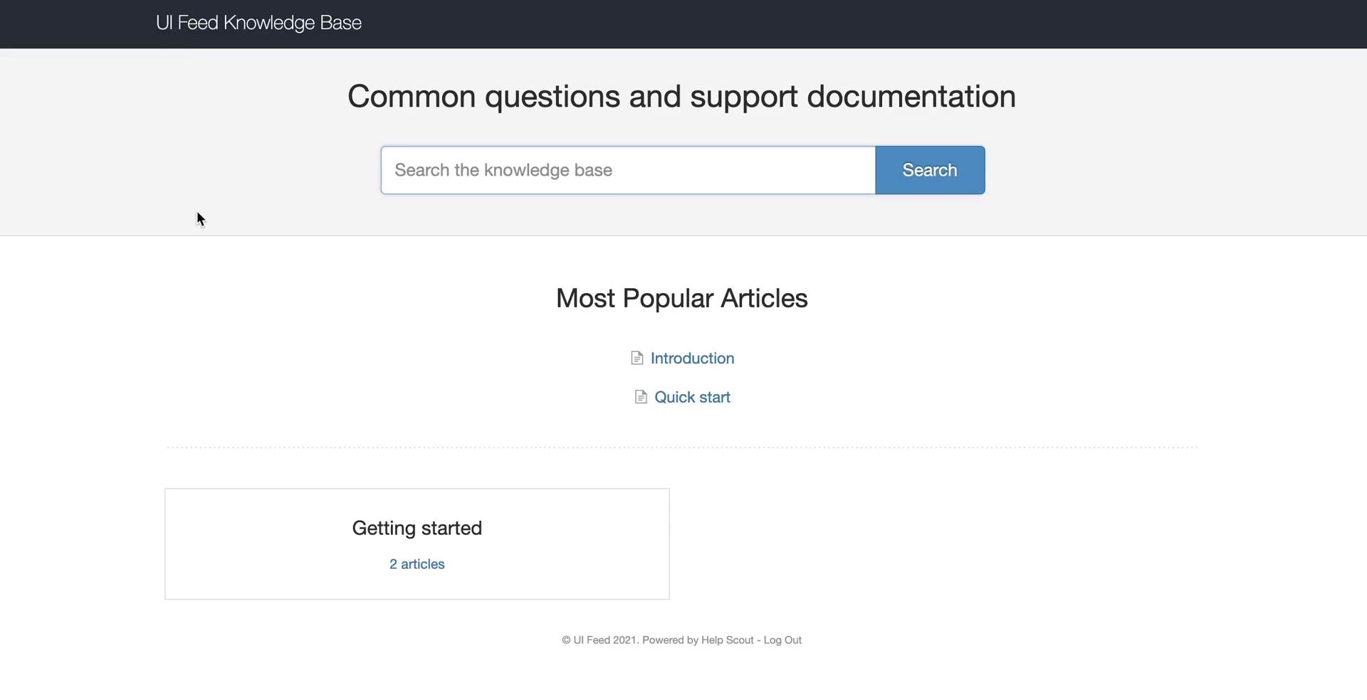 Creating a support article screenshot