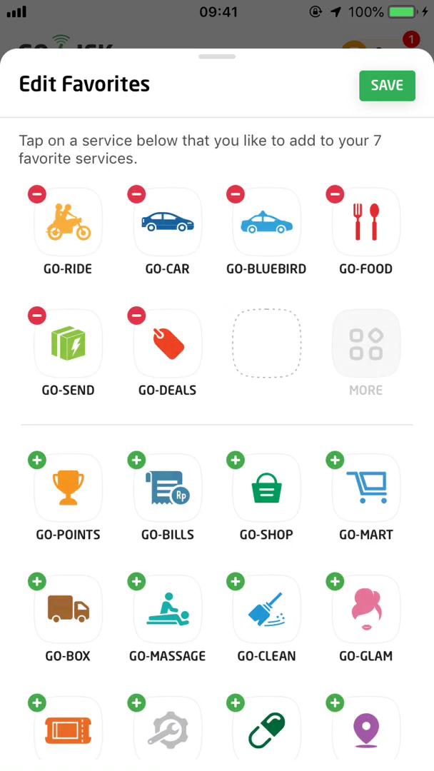 Customization settings on Go-Jek video thumbnail