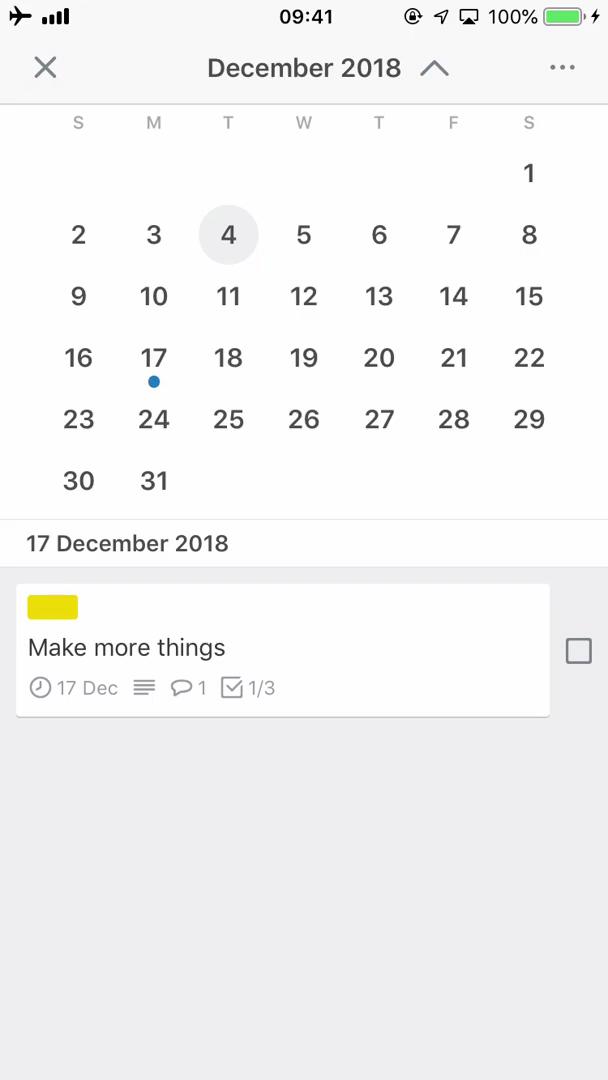 Calendar video thumbnail