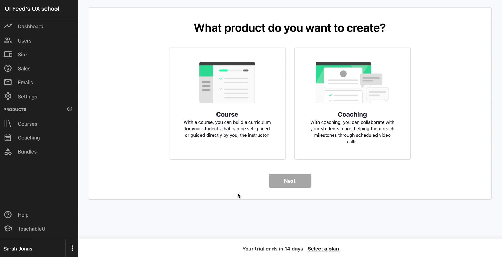 Onboarding screenshot