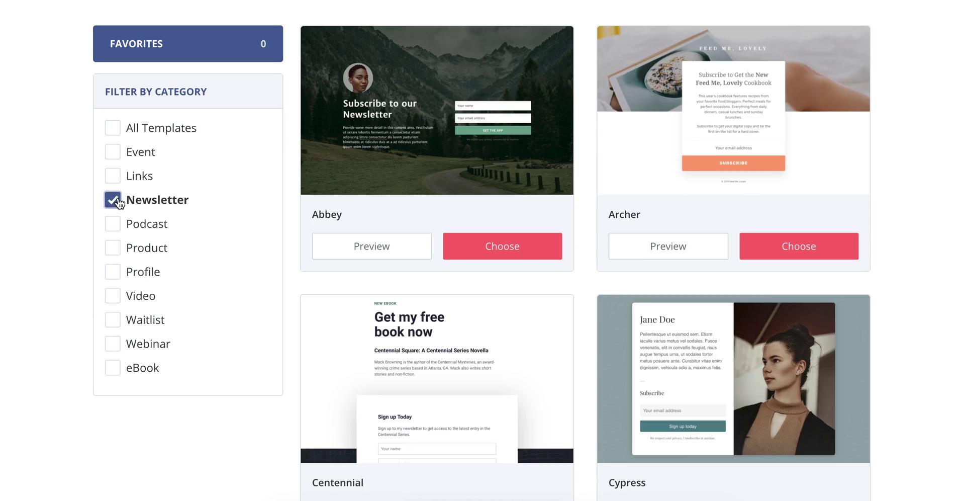 Creating a landing page screenshot