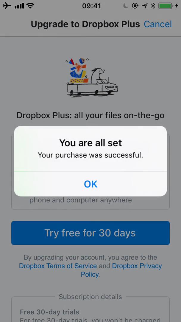 Upgrading your account on Dropbox video thumbnail