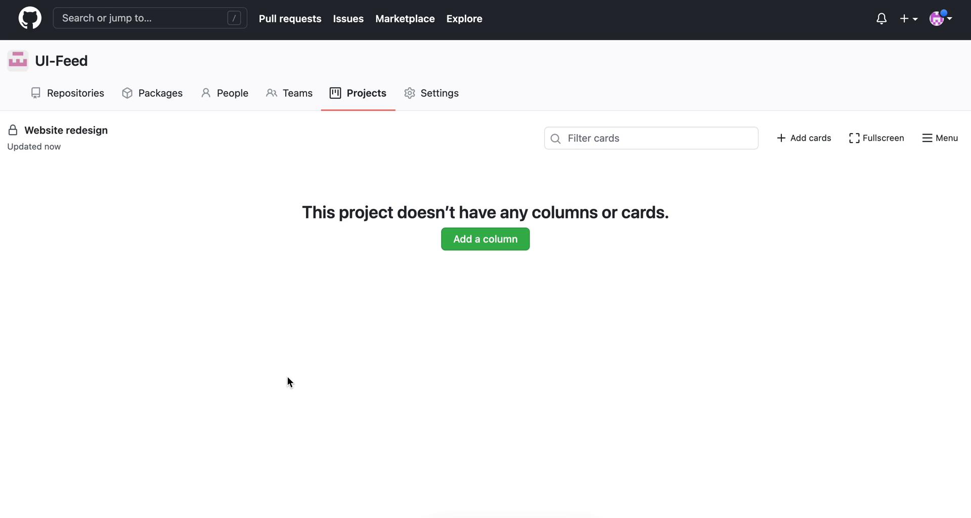 Creating a project on GitHub video thumbnail