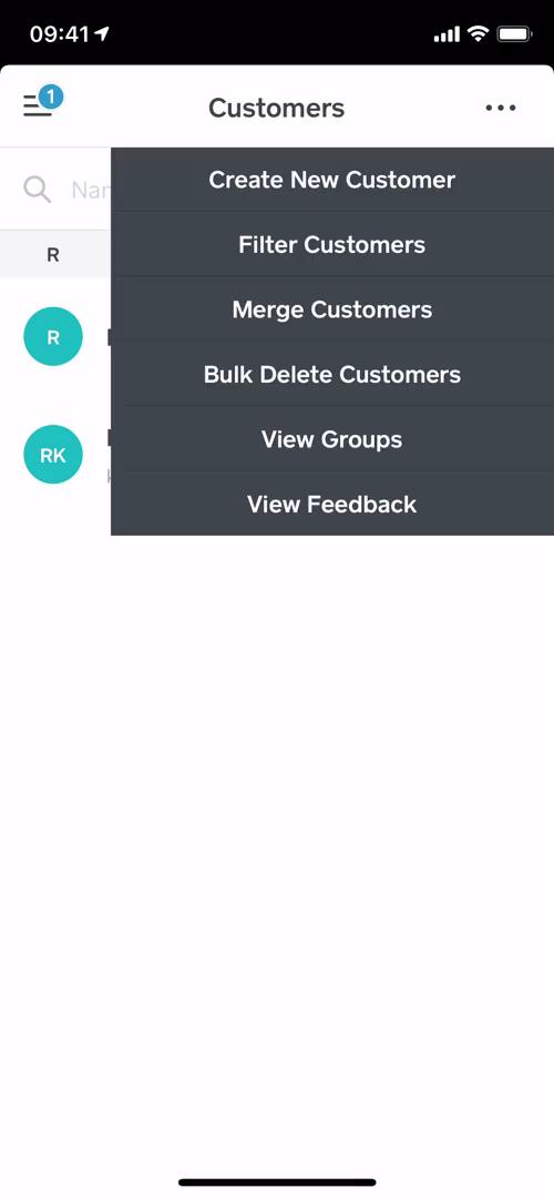 CRM screenshot