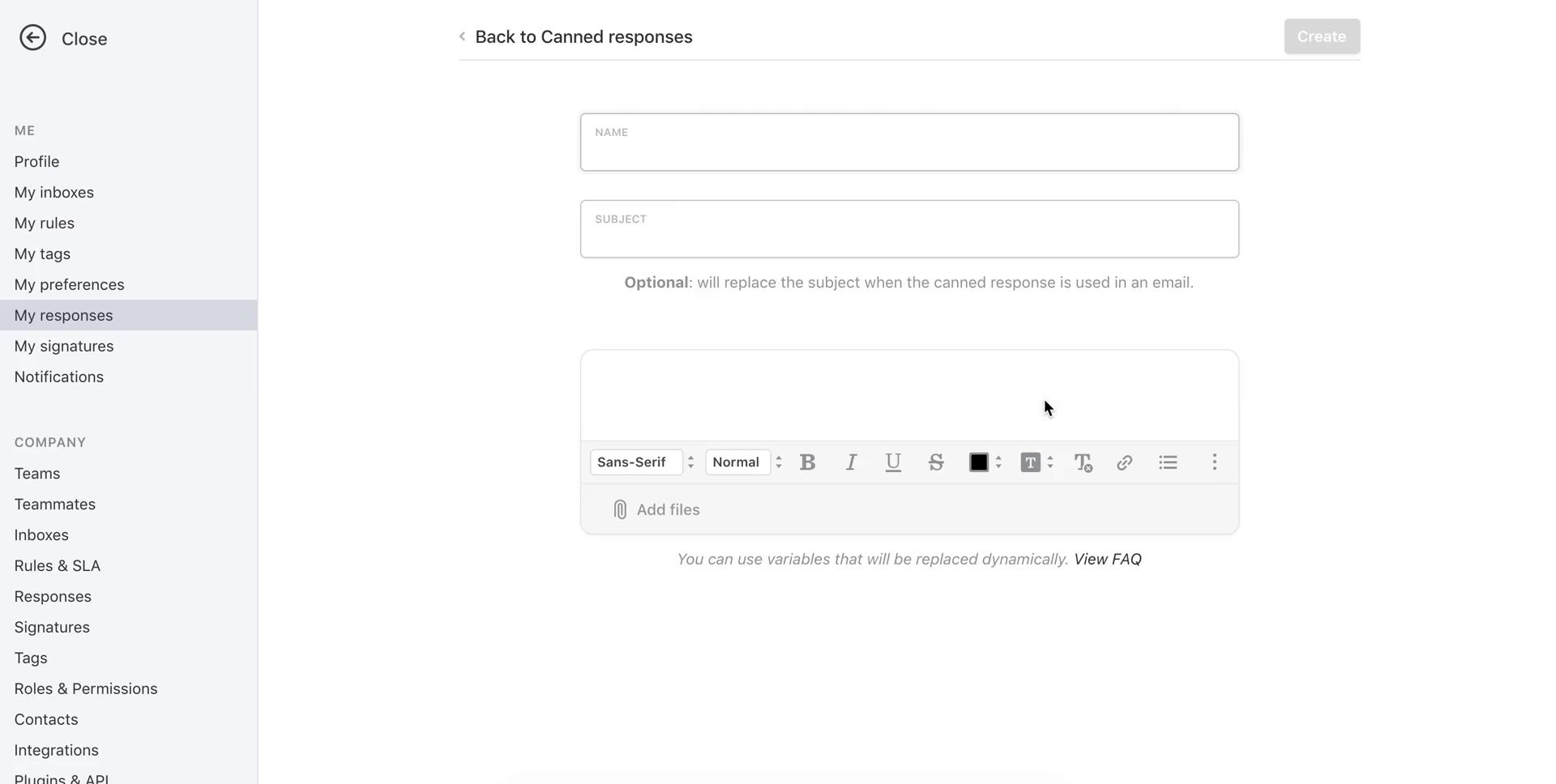 Creating a template screenshot