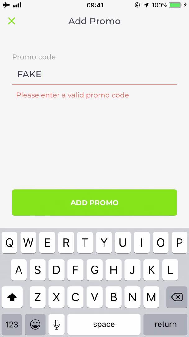 Add promo code video thumbnail