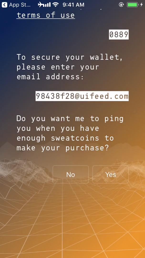 Onboarding screenshot