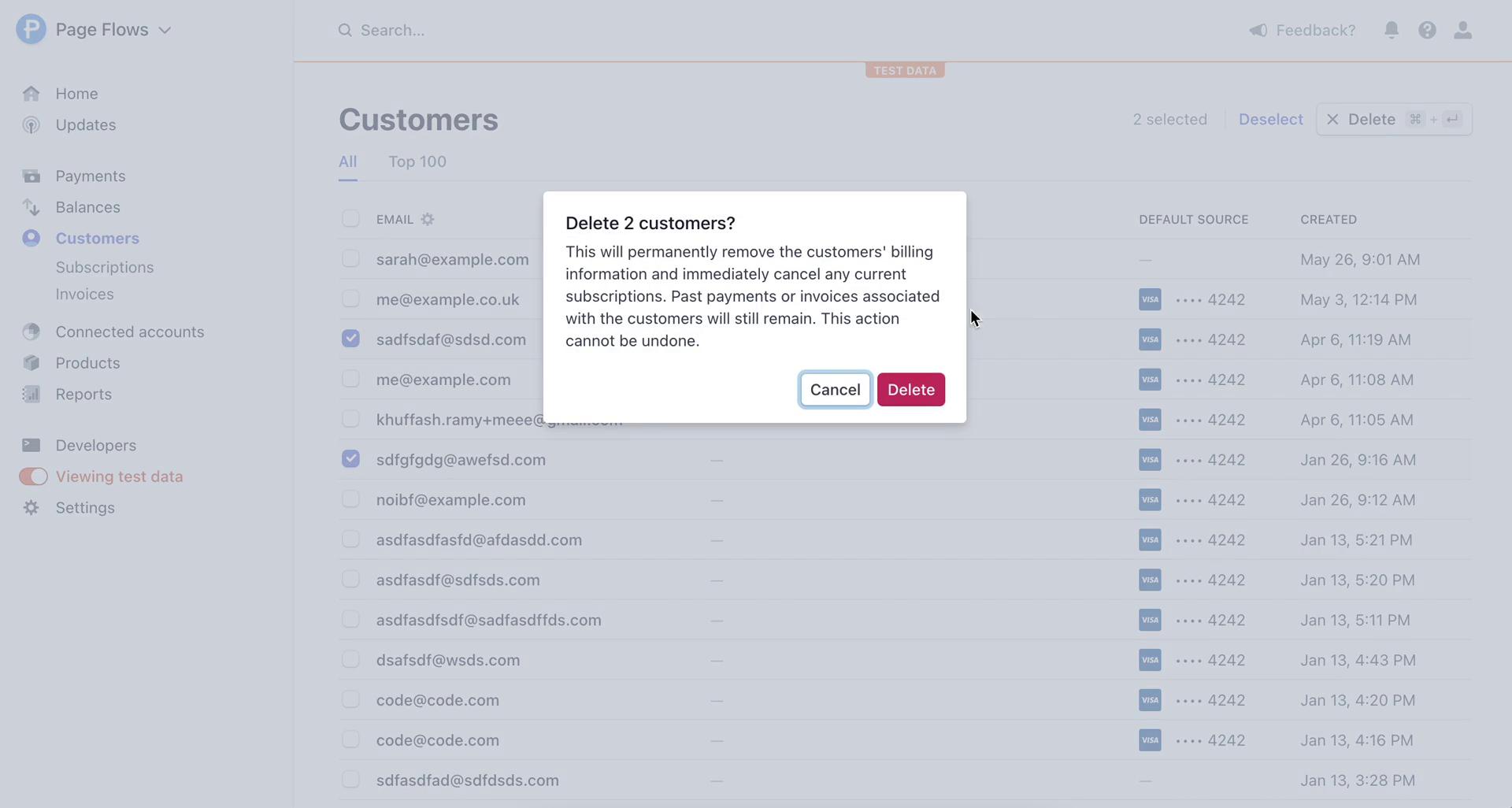 CRM screenshot