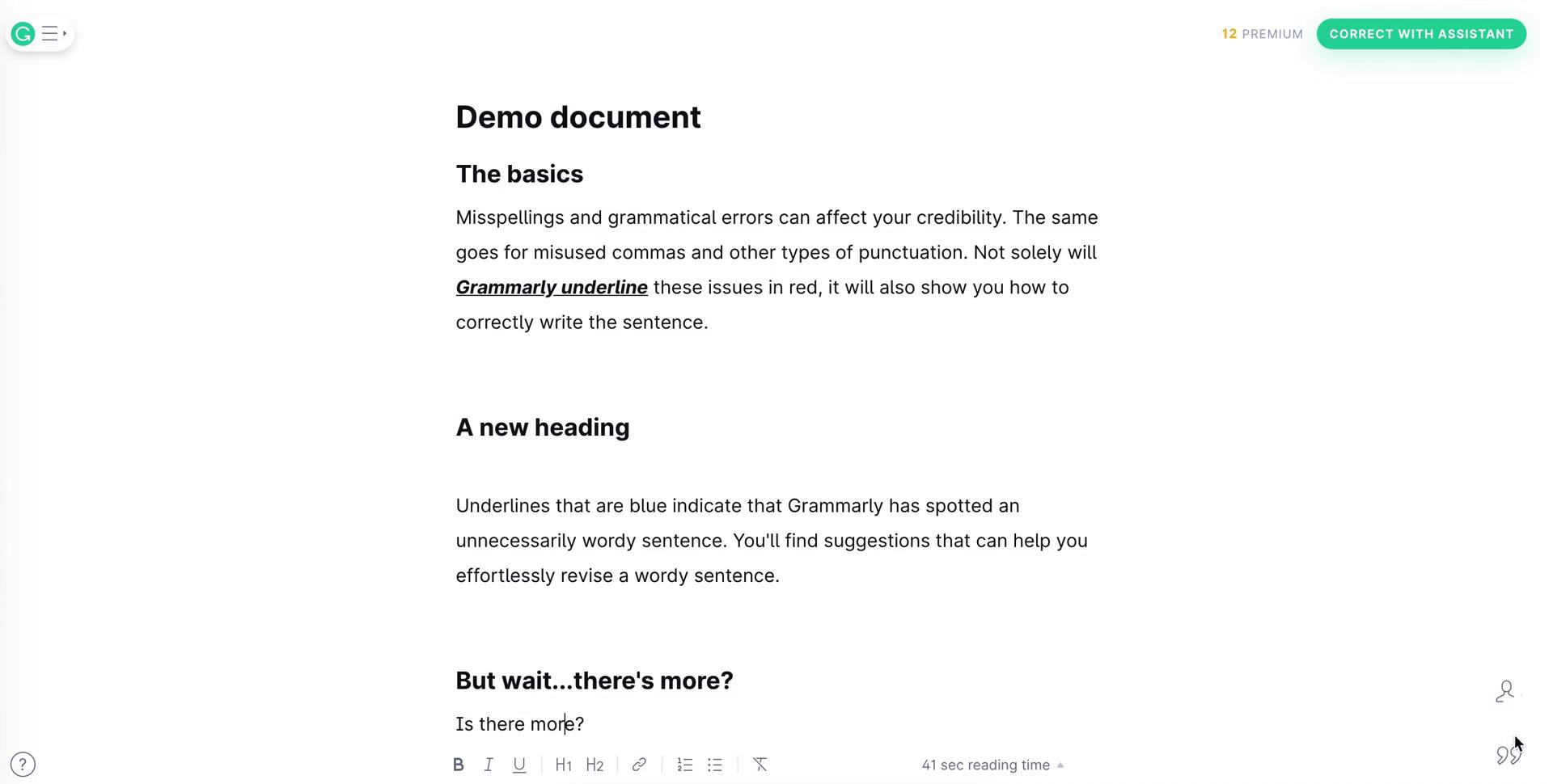 Creating a document on Grammarly video thumbnail