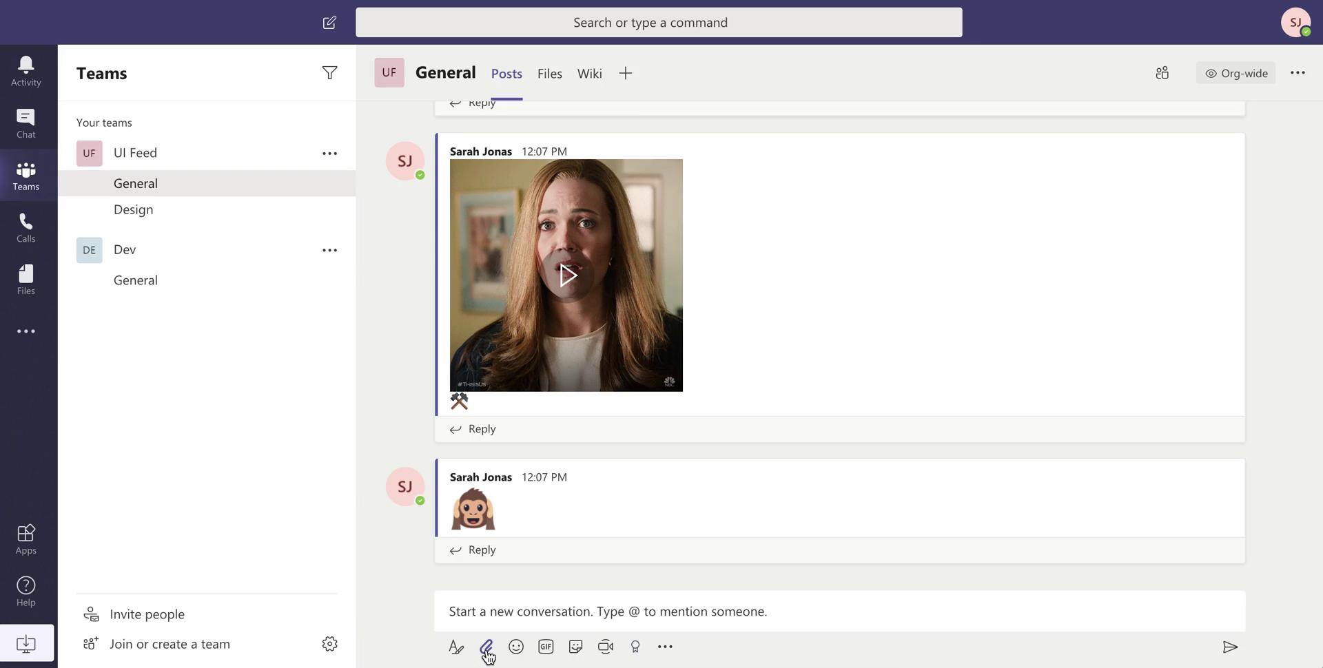 Chat on Microsoft Teams video thumbnail