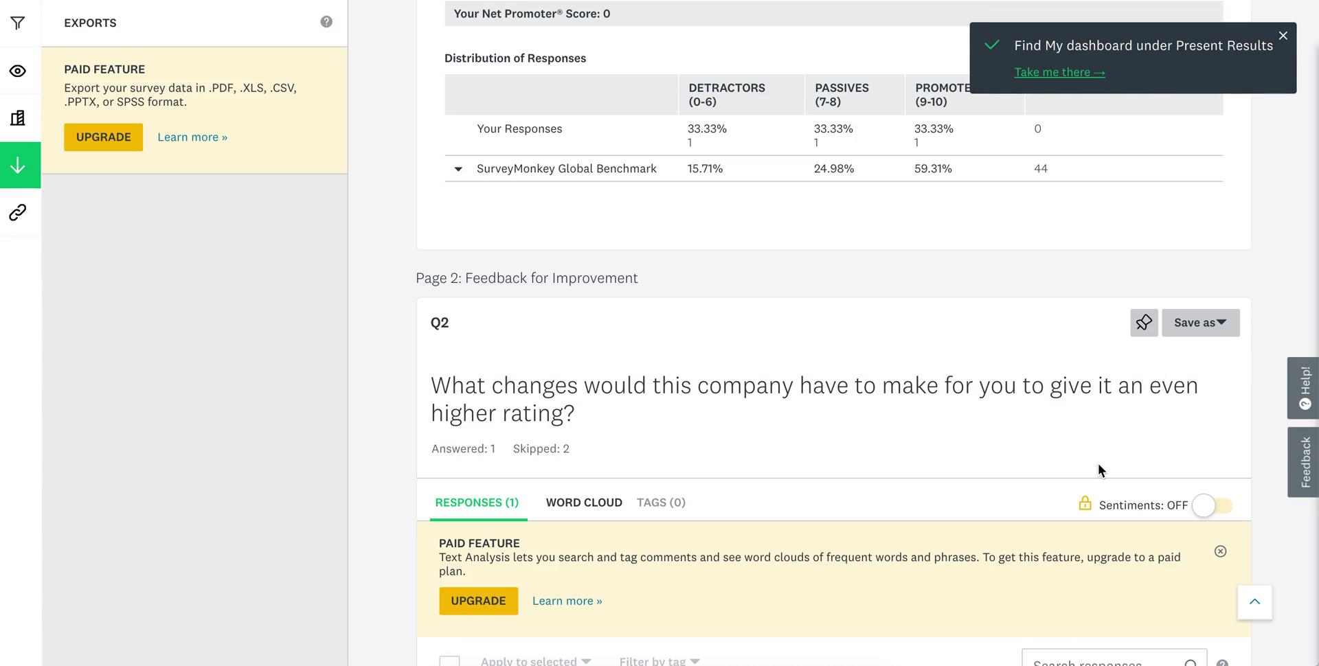 Analytics/Stats on SurveyMonkey video thumbnail