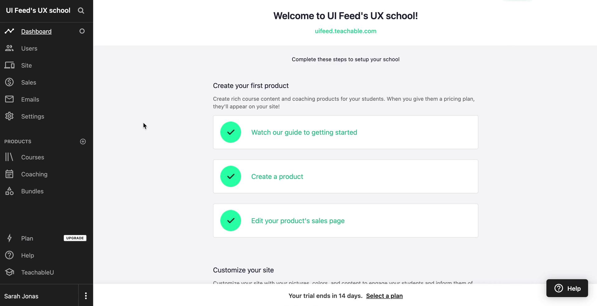 Onboarding screenshot