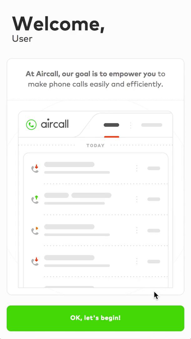 Aircall  screenshot