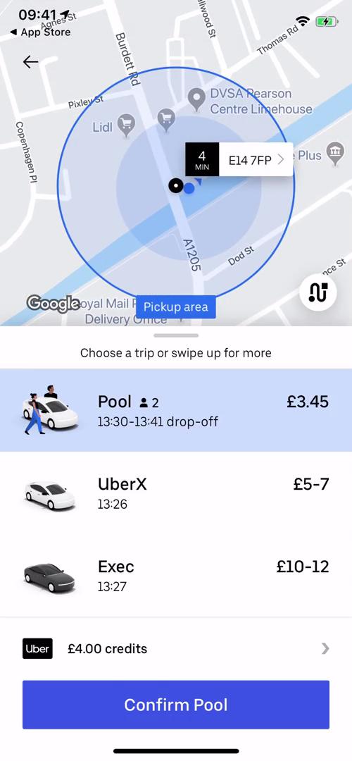 Booking transport on Uber video thumbnail