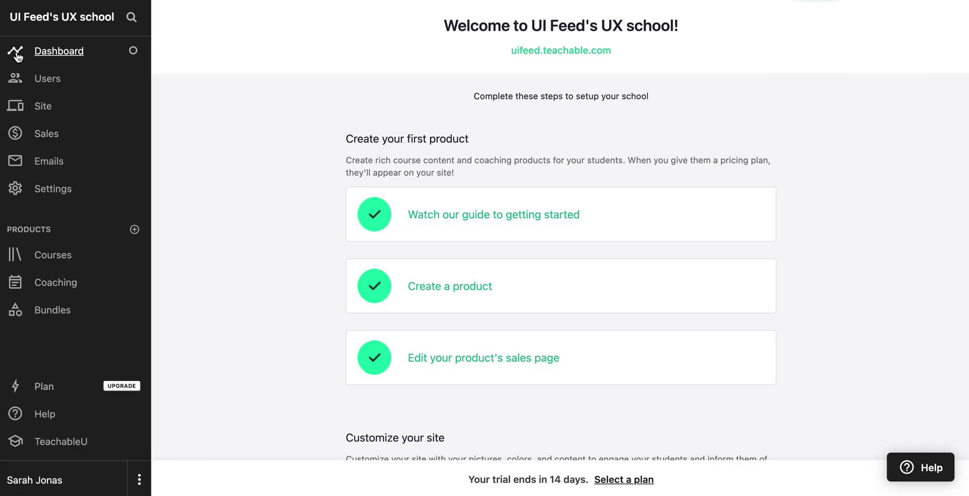 Onboarding screenshot