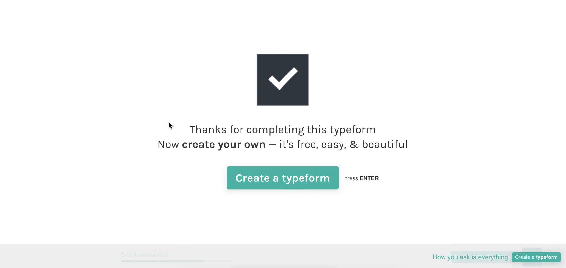 Filling in a form screenshot