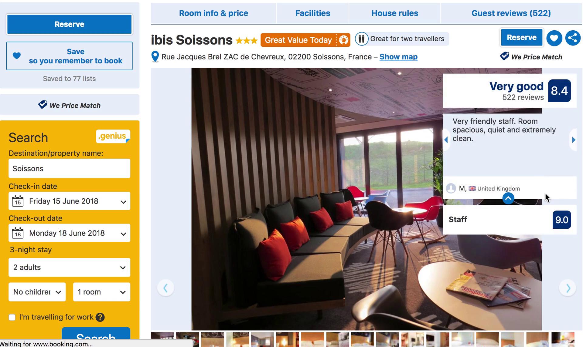 Booking.com  screenshot