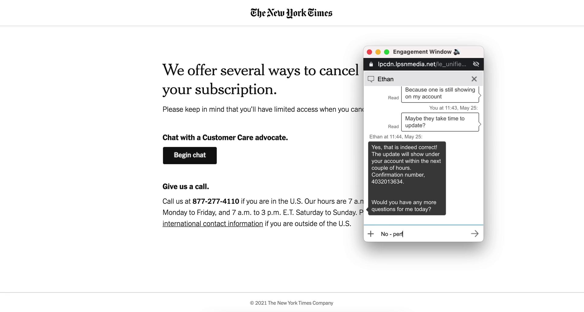 Cancelling your subscription on The New York Times video thumbnail