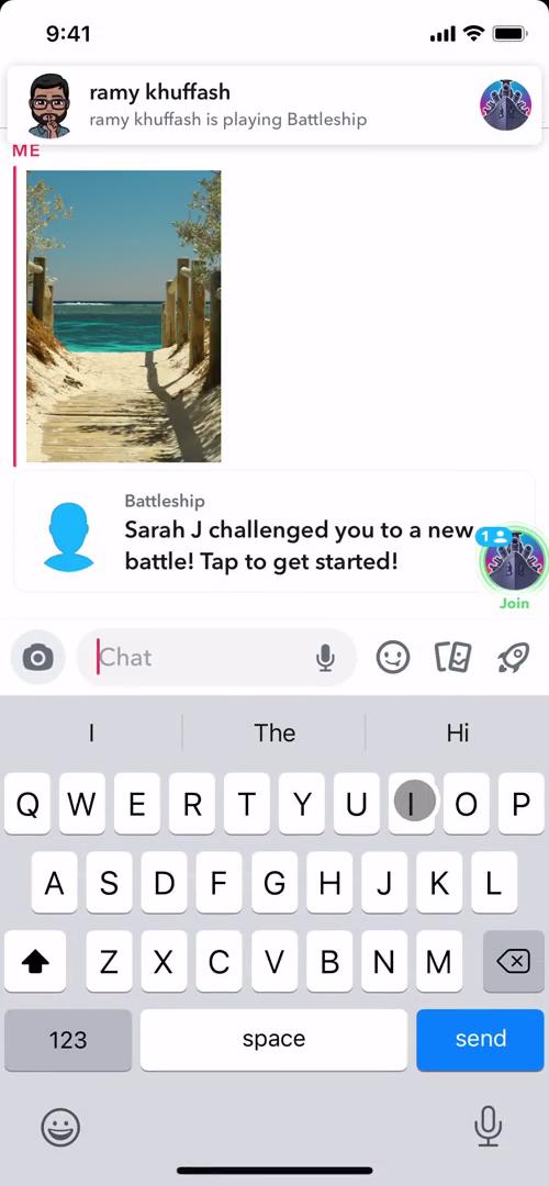 Chat screenshot