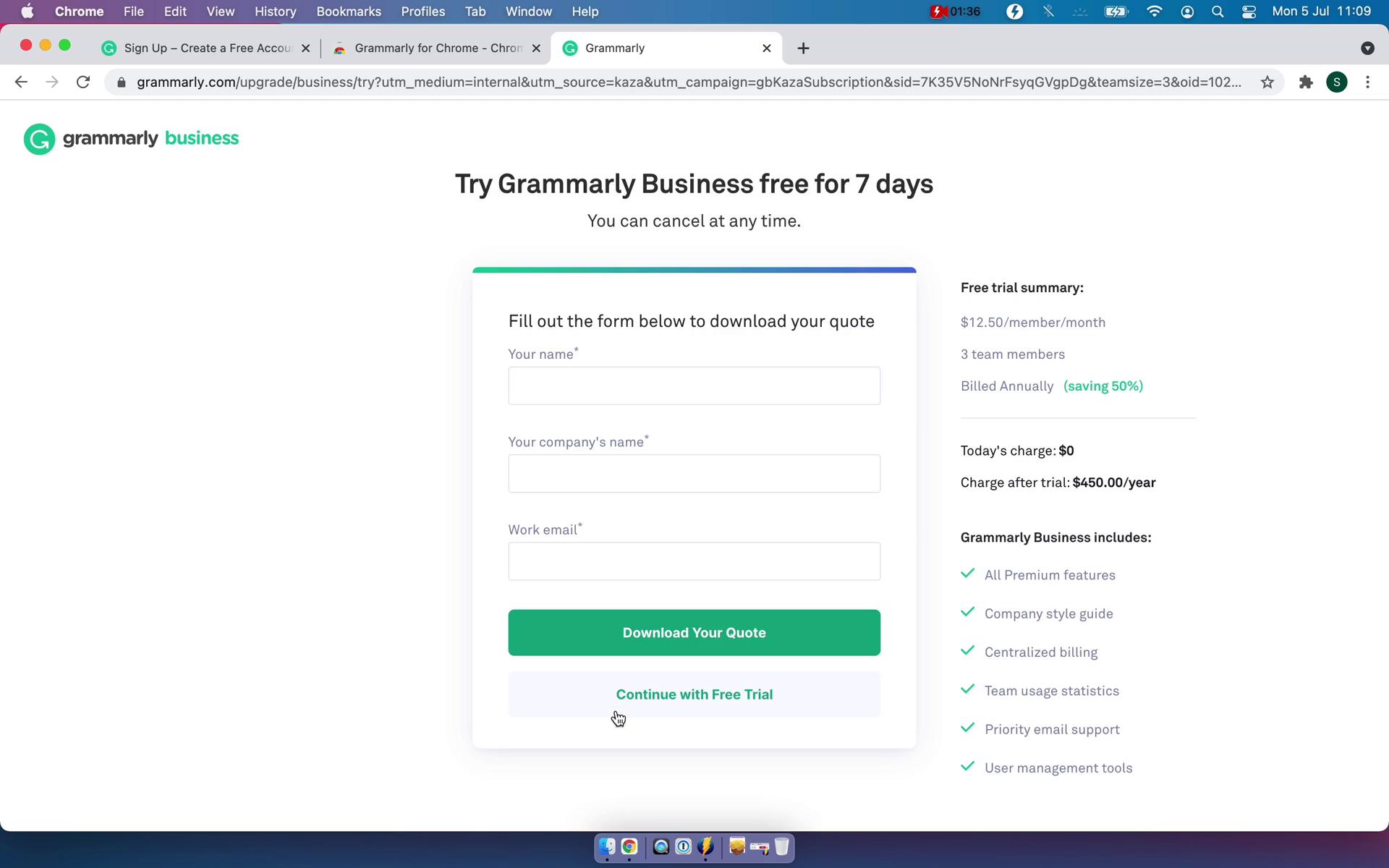 Upgrading your account on Grammarly video thumbnail