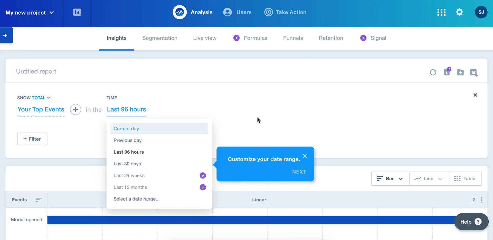 Onboarding screenshot