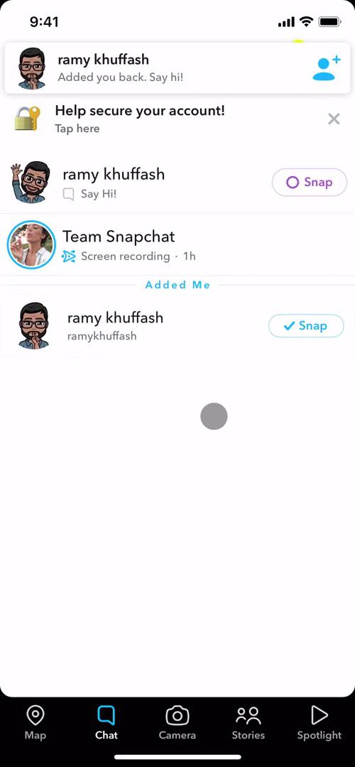 Adding a friend on Snapchat video thumbnail