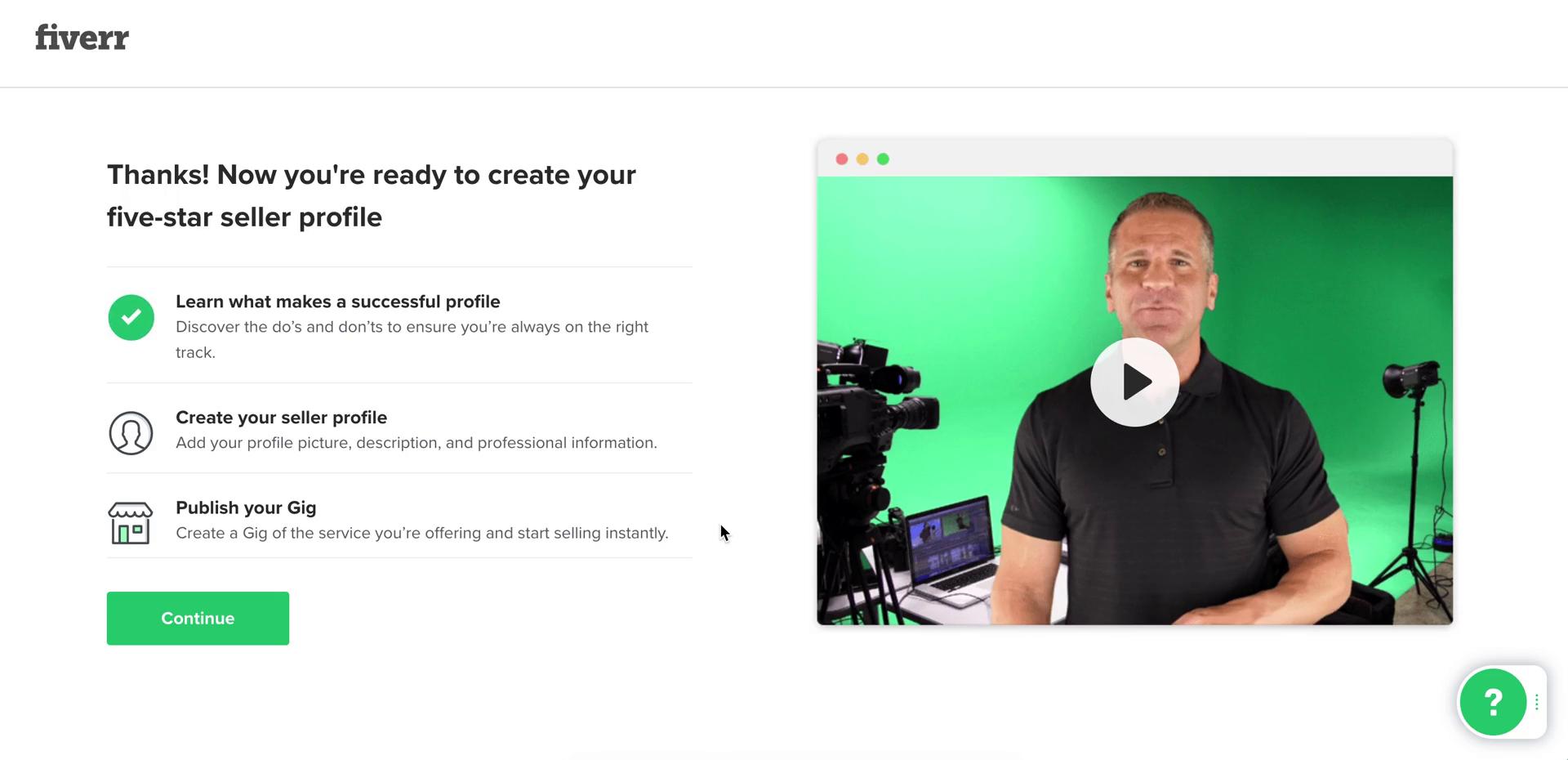 Becoming a seller on Fiverr video thumbnail