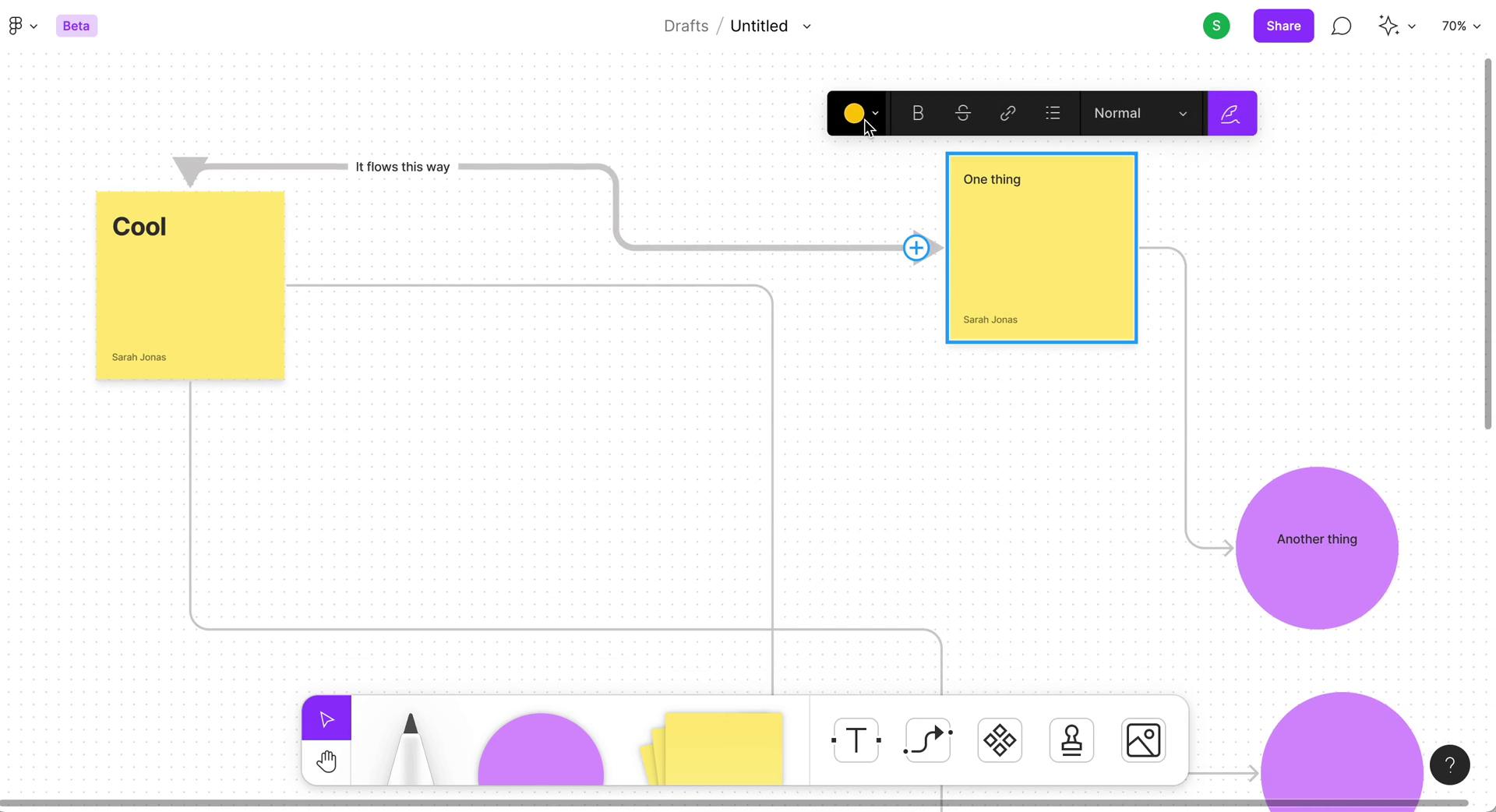 Creating a flowchart screenshot