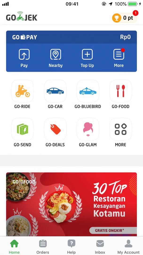 Customization settings on Go-Jek video thumbnail