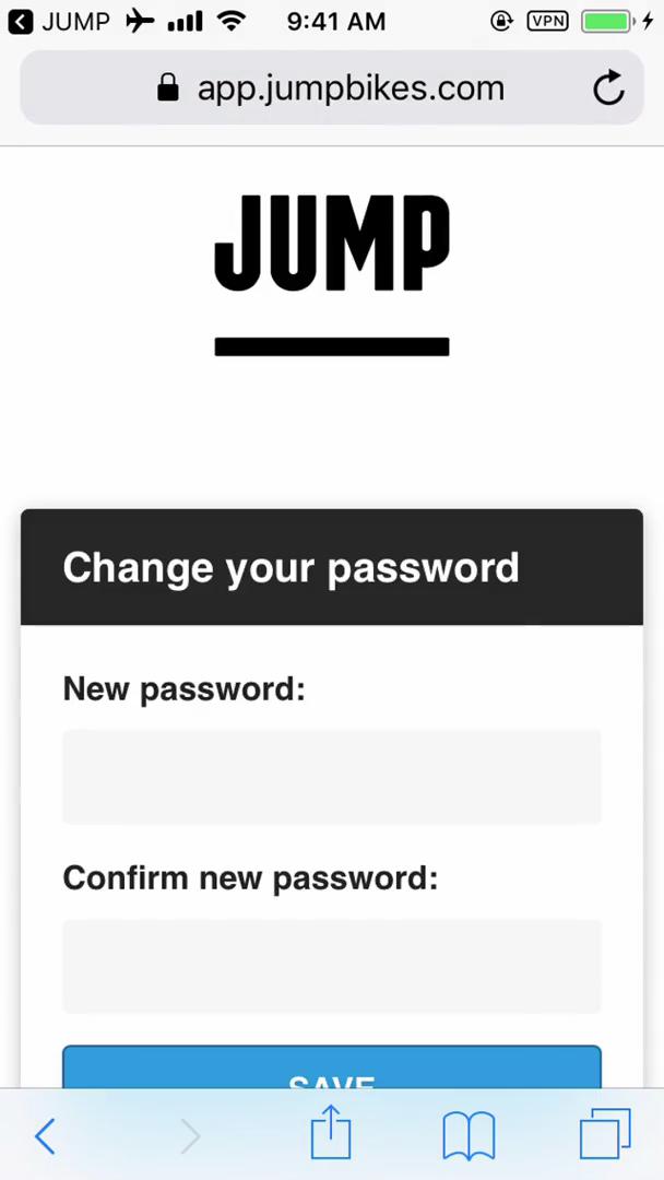 Password reset on Jump Bikes video thumbnail