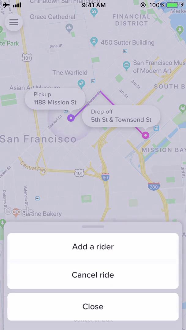 Booking transport on Lyft video thumbnail