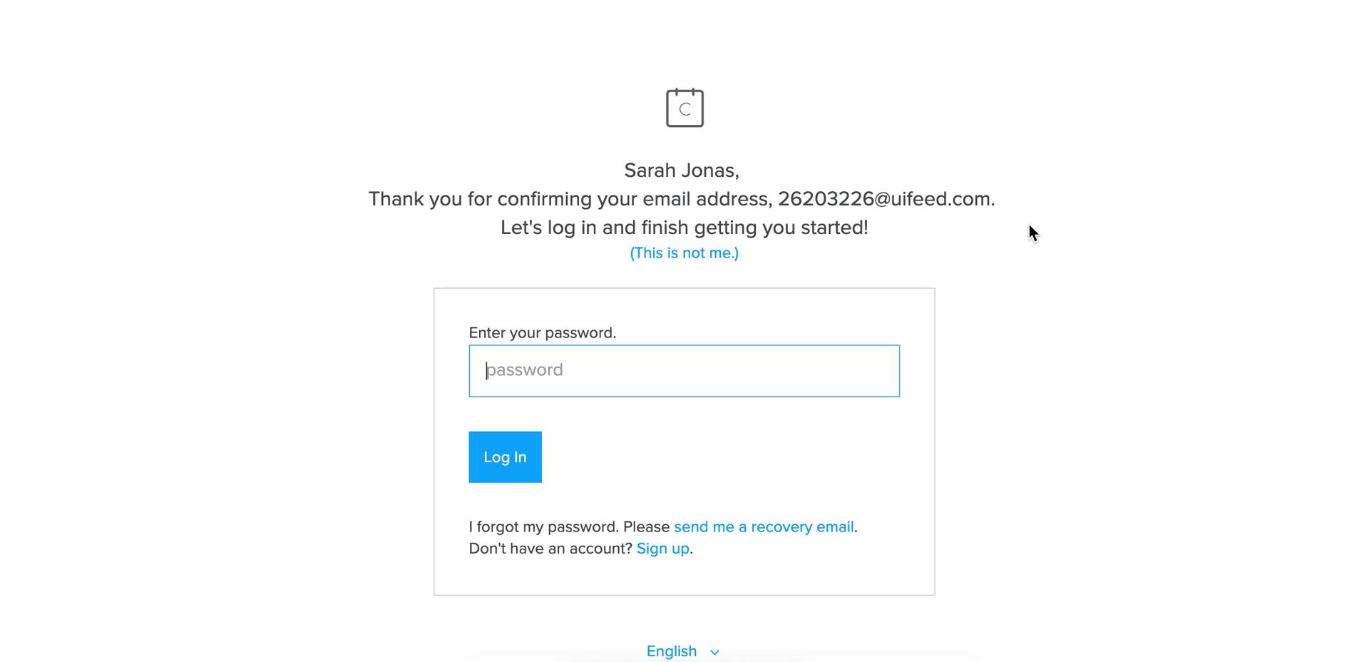 Onboarding screenshot