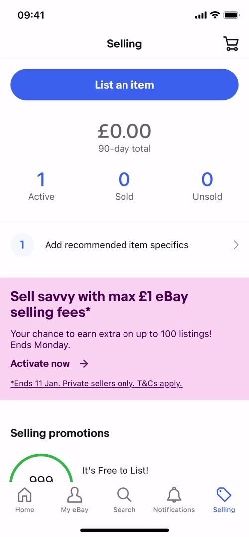 Listing a product on eBay video thumbnail