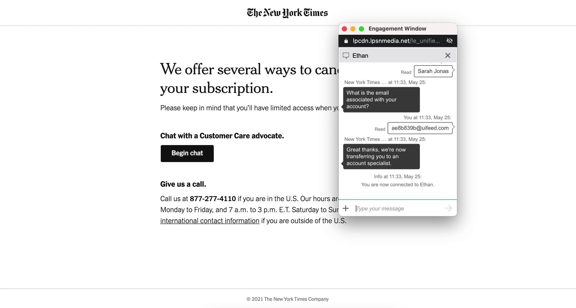 Cancelling your subscription on The New York Times video thumbnail