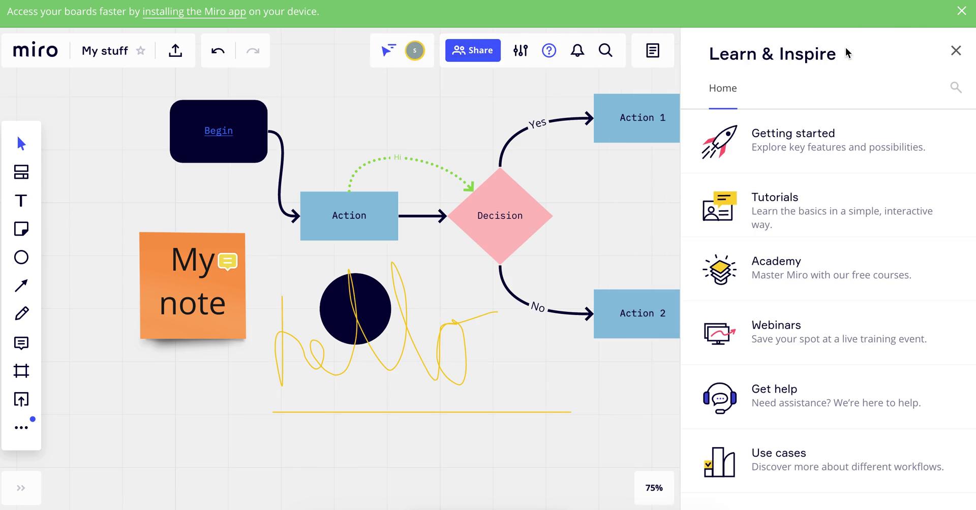 Creating a flowchart on Miro video thumbnail