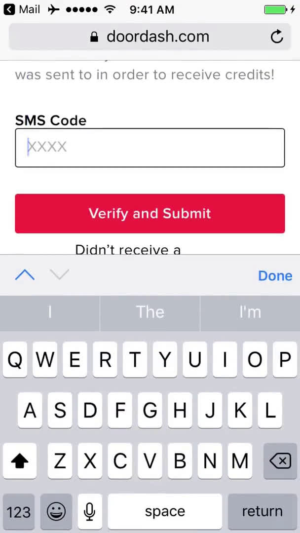 Invite code redeeming on DoorDash video thumbnail