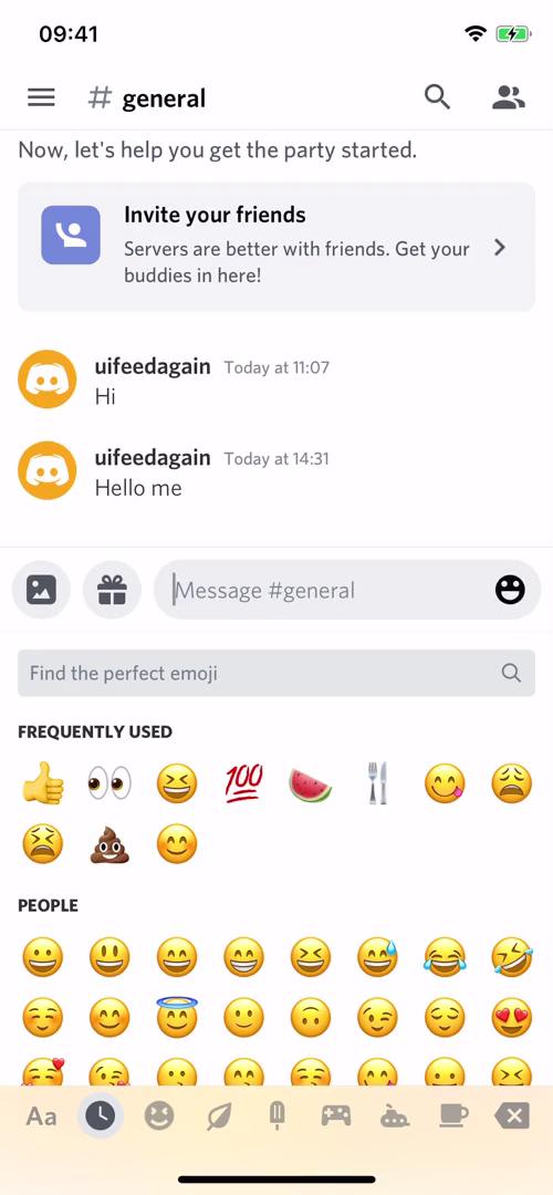 Chat screenshot