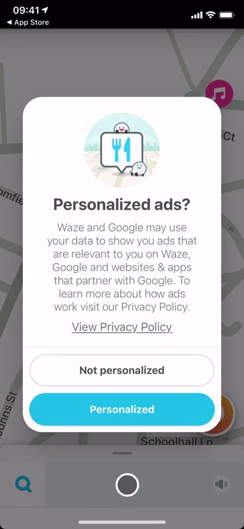 Enable personalized ads video thumbnail