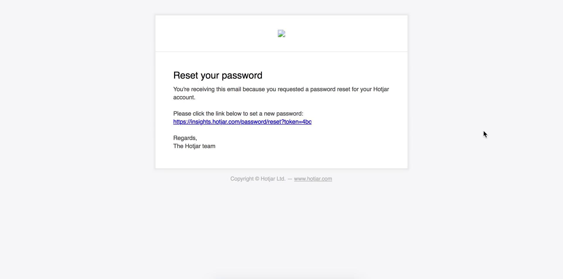 Changing password screenshot