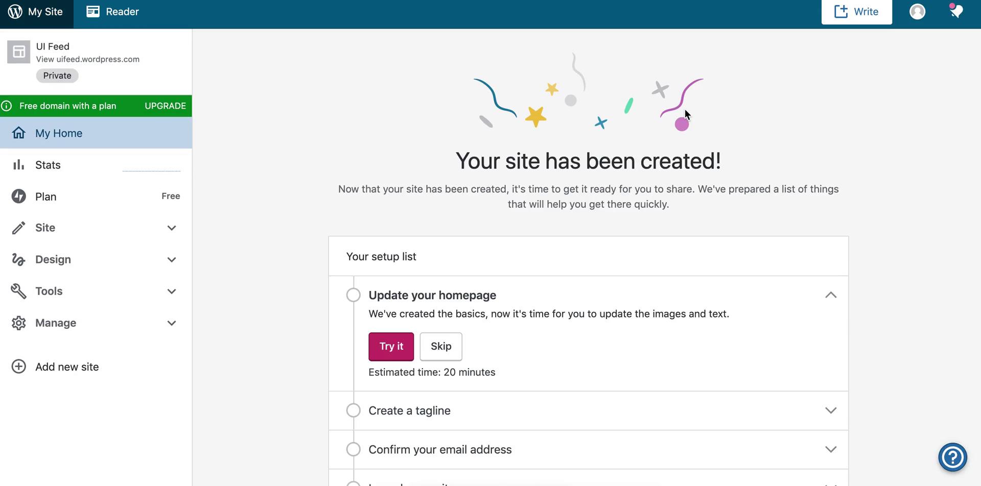 Onboarding screenshot