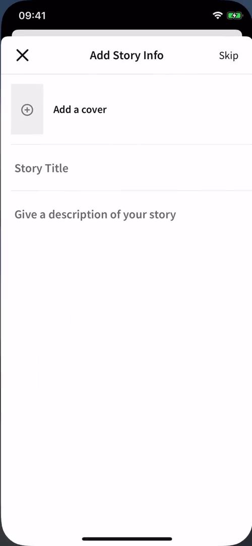 Add story info video thumbnail