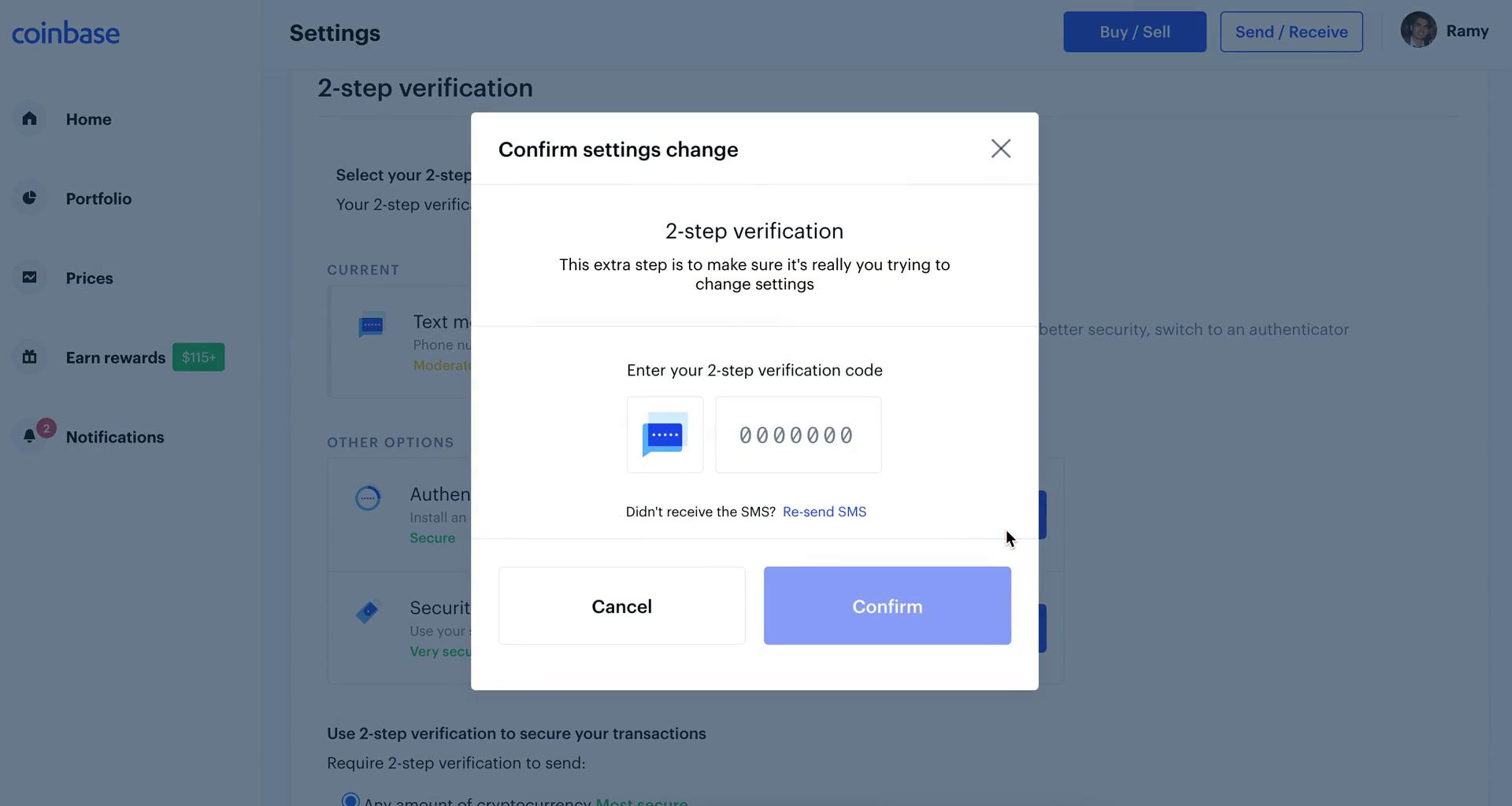 Enabling 2FA on Coinbase video thumbnail